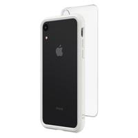 

RhinoShield Mod NX Modular Case with Frame, Button, Rim, Clear Back Plate for iPhone XR, White