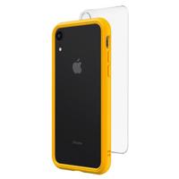 

RhinoShield Mod NX Modular Case with Frame, Button, Rim, Clear Back Plate for iPhone XR, Yellow