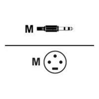 

Yamaha Yamaha Balanced 3.5mm Male to 3-Pin XLR Male Connector Cable (6')