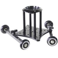 

RigWheels RigSkate 2 Camera Skater Dolly with 6" Riser and 100mm Adapter Bowl, 100 Lbs Capacity