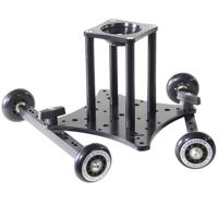 

RigWheels RigSkate 2 Camera Skater Dolly with 6" Riser and 75mm Adapter Bowl, 100 Lbs Capacity