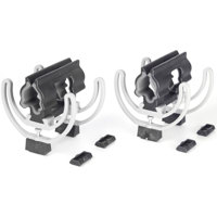 

Rycote Modular Pair of Duo-Lyre, 72 Shore (19/34) with Stereo Risers, Break Resistant, Black Rigid Part & Gray Soft-Grip