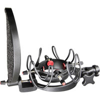 

Rycote InVision Studio Kit with USM for 18- 55mm Large Diaphragm Recording Microphones, Includes USM Universal Microphone Shock-Mount, Universal Pop Filter