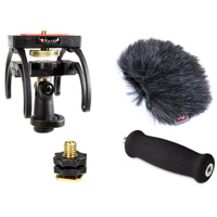 

Rycote Portable Recorder Audio Kit for Tascam DR-07 MKII Digital Recorder, Includes Suspension Mount, Mini Windjammer, Extension Handle, Swivel Adapter