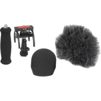 

Rycote Portable Recorder Audio Kit for Zoom H2N Digital Recorder, Includes Suspension Mount, Mini Windjammer, Extension Handle, Swivel Adapter