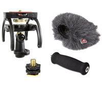 

Rycote Portable Recorder Audio Kit for Olympus LS-100 Digital Recorder, Includes Suspension Mount, Mini Windjammer, Extension Handle, Swivel Adapter