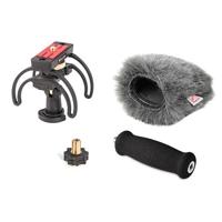 

Rycote Audio Kit for Zoom H5 Portable Recorder, Includes Suspension, Soft Grip Extension Handle, Hot Shoe 3/8" Adaptor, Mini Windjammer