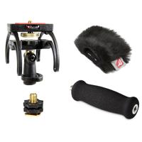 

Rycote Portable Recorder Kit for Olympus LS-P2 Linear PCM Digital Recorder, DM450 and DM550 Digital Voice Recorder, Includes Recorder Suspension, Soft Grip Extension Handle, Mini Windjammer