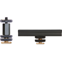 

Rycote 3/8" Female to 1/4" Male Boom Adaptor Swivel with 10cm/3.94" Hot Shoe Extension for Recorders and Cameras