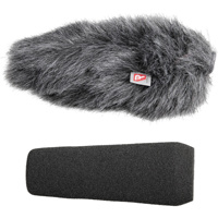 

Rycote 10cm Standard Hole SGM Foam with 19mm/22mm Windscreen for Shotgun Microphones