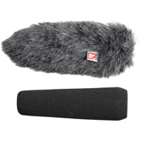 

Rycote 15cm Standard Hole SGM Foam with 19mm/22mm Windscreen for Shotgun Microphones