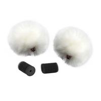 

Rycote 065503 Lavalier Windjammer for Lavalier Mic Foams and Overcovers, Pair, White