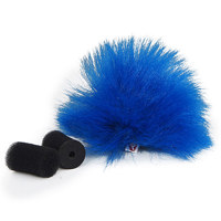 

Rycote Lavalier Windjammer with Rubber Ring for Lavalier Microphones, Single, Blue