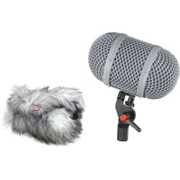 

Rycote WS 9 Modular Windshield MS Kit with LEMO Connbox for Schoeps CCM Mics, Includes Windjammer, Holder, Adapter, Grip Handle, Suspension, Softer