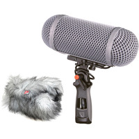 

Rycote WS 1 Modular Windshield Kit with Connbox MZL for Sennheiser MKH 8060 Microphone, Includes Suspension, Windshield and Windjammer