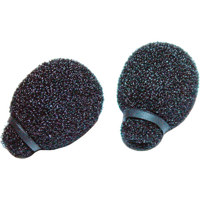 

Rycote 105504 Lavalier Mic Foam with Collar for Lavalier Microphone (Sanken COS 11), 2 Pack, Black