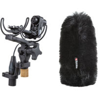 

Rycote Softie-Lite Windshield Kit for DPA 4017B, 4017C, Sanken CS-1e and Sennheiser MKH 8060 19mm Diameter Microphones, Includes INV-Lite Shock-Mount, XLR Cable and Holder