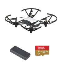 

RYZE Tello Intelligent Drone with 5MP 720p HD Camera, Smartphone Control - Bundle With RYZE Lithium-Ion Polymer Battery, 32GB Micro SDHC Card