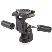 

Studio Assets Heavy Duty Magnesium 3-Way Tripod Head with Hex QR Plate for SLR/Medium Format/View Camera, 23 lbs Capacity