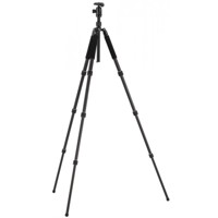 

Studio Assets Compact 4-Section 8x Carbon Fiber Photo Pro Tripod with Ball Head for SLR Camera, 30 lbs Capacity, 59" Maximum Height