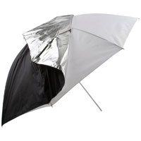 

Studio Assets 45" Compact Translucent Umbrella with Removable Silver Back