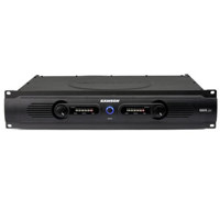 

Samson Servo 600 Rack Mountable Power Amplifier, 300W Per Channel @ 4 Ohms, 10 Segment, 3 Color Level LED Meters