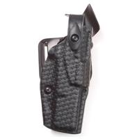 

Safariland Model 6360 ALS Level III Retention Right Hand Duty Holster for Springfield Armory Operator 1911 Pistols with 5" Barrel with Picatinny Light Rail, SSIII Mid-Ride, High Gloss Black