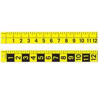 

Safariland 12" Scale, H and V Marking, Pack of 5