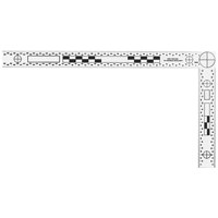 

Safariland L-Shaped Scale, 180x450mm, Clear