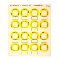 

Safariland Elliptical Bullet Hole Scale, Pack of 100 Sheets