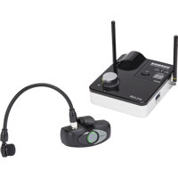 

Samson AirLine AWX Wind Instrument Micro Transmitter UHF Wireless System, Includes CR99 Receiver, ATX Micro Transmitter, HM60 Boom Microphone, K: 470 to 494 MHz