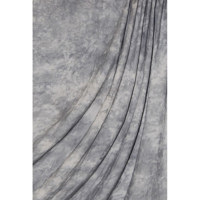 

Savage Accent Series, 10x24' Dyed Crushed Muslin Background, Style; Gray Skies, Color: Medium Gray with White Swirls