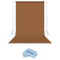 

Savage 2 Pack Widetone Seamless Background Paper, 86" wide x 36' Cocoa, #80 - with Microfiber Cleaning Cloth