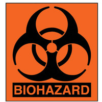 

Safariland Biohazard Labels, 1x1", Pack of 100