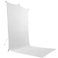 

Savage 5x12' White Background Floor Extended Backdrop Travel Kit