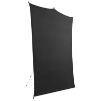 

Savage 5x7' Black Background Backdrop Travel Kit, Includes Aluminum Stand and Carry Bag