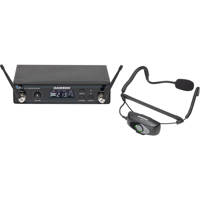 

Samson AirLine 99m Micro UHF Wireless System, CR99 Receiver, Includes Qe Fitness Headset Microphone, AR99m UHF Micro Receiver, AH9 Micro Transmitter, Band D: 542-566MHz