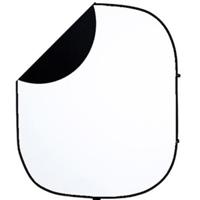 

Savage 6x7' Collapsible Disc Reversible Muslin Style Background, Black/White