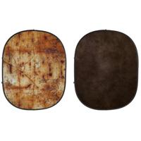 

Savage 5x7' Collapsible Backdrop, Brown/Industrial Grunge