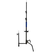 

Savage 40" Black Coated Stainless Steel C-Stand, 25 lbs Capacity, 114" Maximum Height