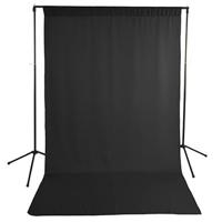 

Savage Economy Background Support Stand with 5x9' Black Backdrop, 20lbs Load Capacity