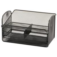 

Safco 2160BL Onyx Mesh Telephone Stand with Drawer, Black