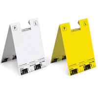 

Safariland Disposable Cut Out ID Tents, 100 Pack, Yellow