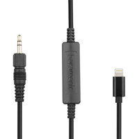 

Saramonic 17.7" LC-C35 Locking 3.5mm Male Connector to Apple Certified Lightning Output Cable