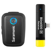 

Saramonic Blink 500 B3 Ultracompact 2.4 GHz Wireless Clip-On Microphone System with Lavalier and Battery-Free Dual-Channel Lightning Receiver for Apple iPhone and iPad