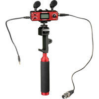 

Saramonic Saramonic SmartMixer Audio Mixer Kit with 2x Plug-In Power Condenser Mics, Device Holder for iPhone & Android Smartphones