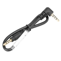 

Saramonic SR-SM-C302 Replacement Right Angle 3.5mm Male to 3.5mm Male TRRS Output Cable for SmartMixer Audio Interface and Android Devices