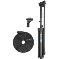 

Samson MK10 Plus Lightweight Microphone Boom Stand with 18' XLR Cable and Mic Clip