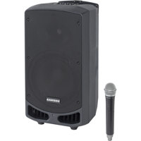 

Samson Expedition XP310w 10" 300W Rechargeable Portable PA with Bluetooth and Concert 88a Wireless Handheld Mic, Frequency Band D: 542 to 566MHz
