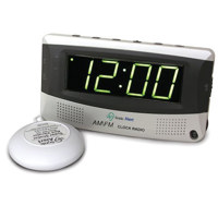 

Sonic Alert Large Display Alarm Clock with Bed Shaker & FM Radio